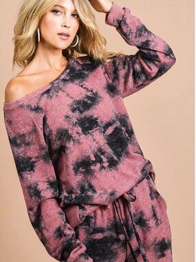 BiBi Tie Dye Jogger Set Terry